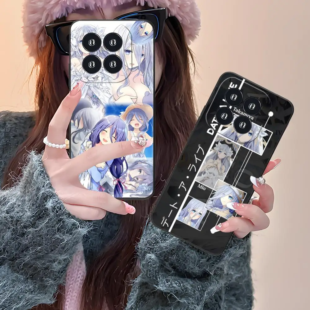 

Чехол для телефона Date a Live Mio Takamiya для Xiaomi 15 14 13 12 Mi 11 T Ultra Lite Pro S X 5G с цветным принтом, роскошный красивый чехол