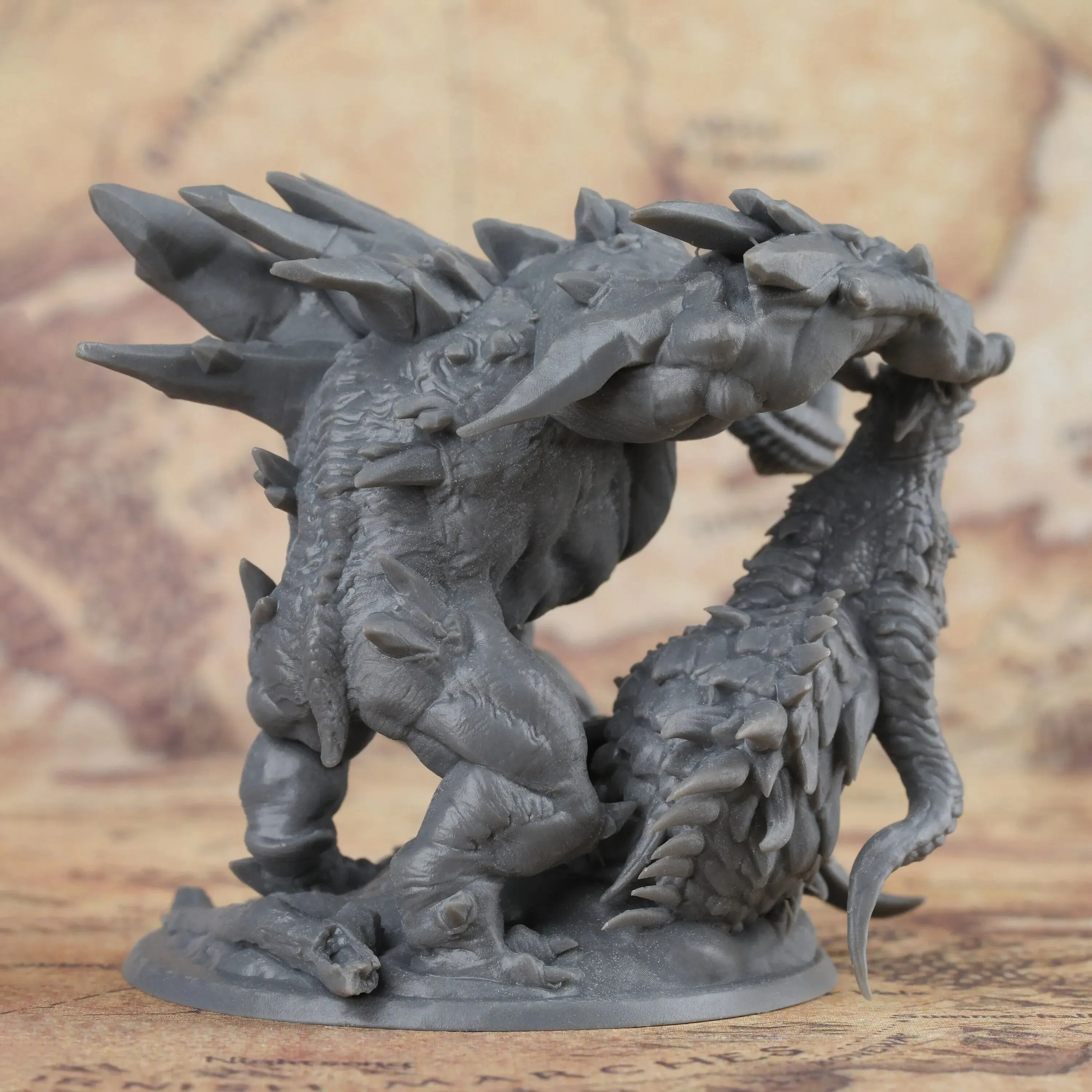 Miniatura z nadrukiem 3D Frost Behemoth do gier RPG Fantasy Figurka z żywicy do gier planszowych RPG DND Odtwarzacze i prezenty