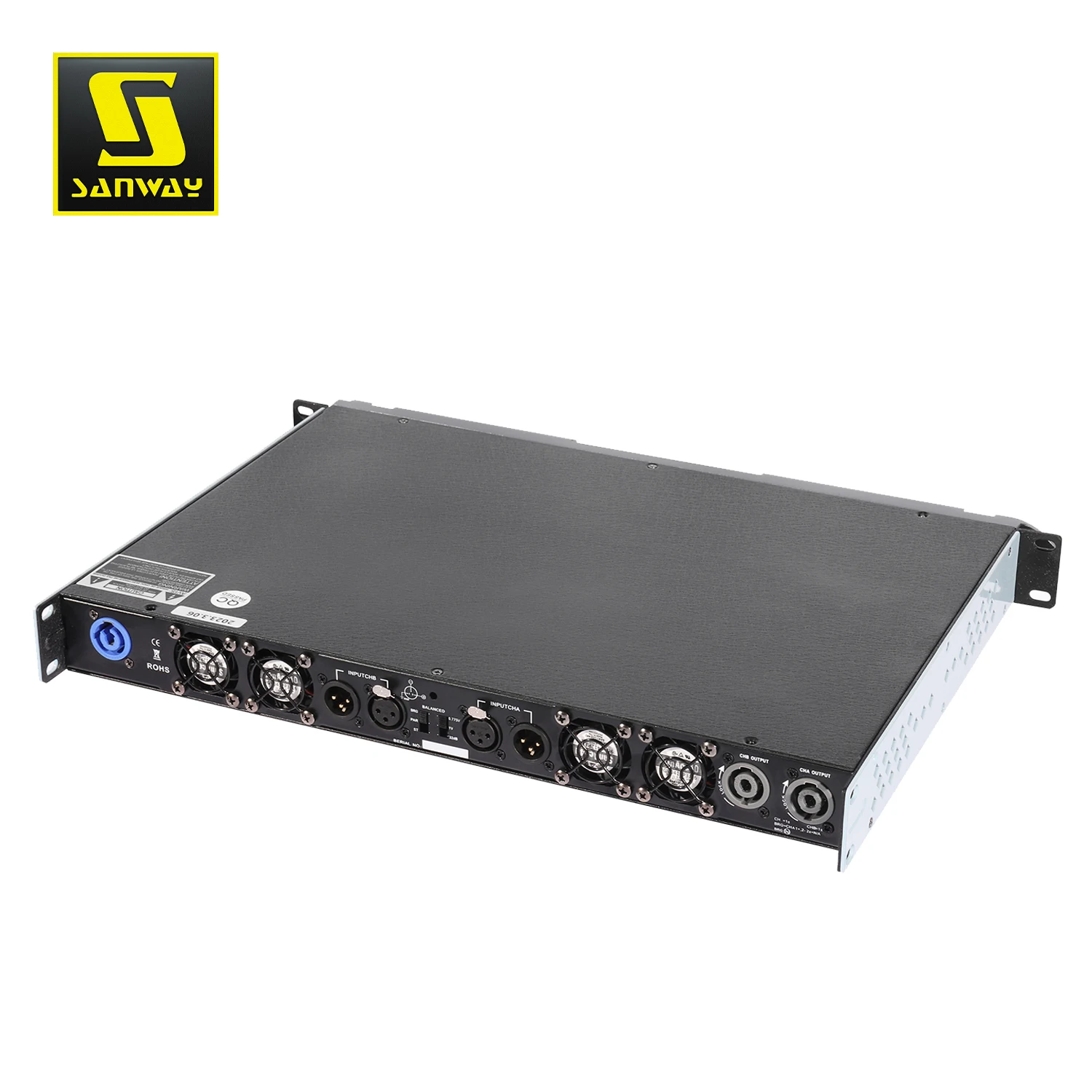 DA24K2 12600W 2CH 1U Class D Professional Power Amplifier