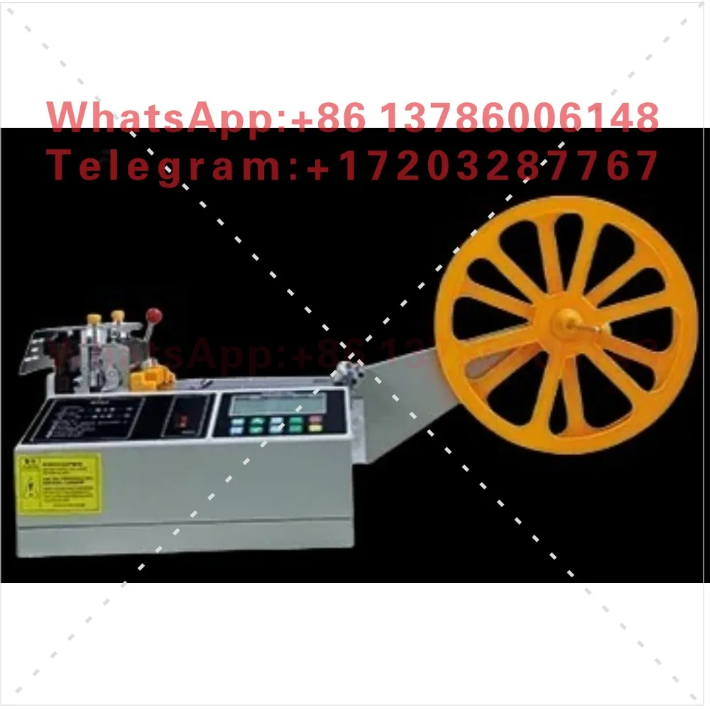 Tape Cutting Machine High Quality Automatic Hot and Cold Zipper Velcro Elastic Band Trademark Electronic Eye  Speed  Quantity