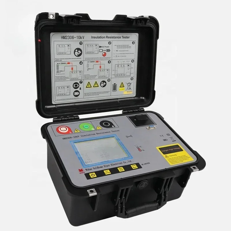 10kv High Voltage Automatic Digital Ohm Meter Megameter Electrical Testing Meter Megohmmeter Insulation Resistance Tester