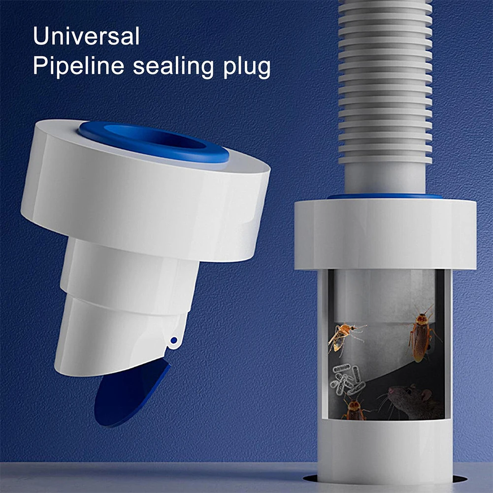 Sewage pipe anti backflow odor washbasin sealing ring plug sealing cover kitchen anti odor sewage pipe accessories