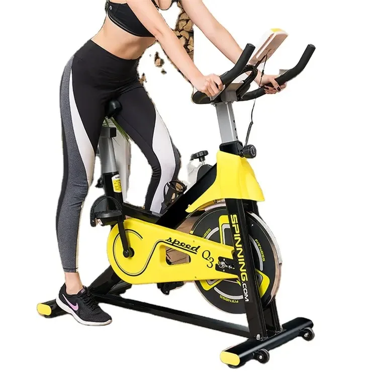 

2023 Indoor Cycling Pro Aerobic Training Exercise Bike Body Fit Trainer Fitness Cardio Home Cycling Racing Spinning Bike