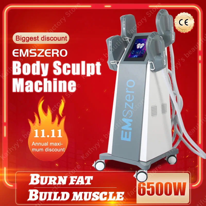 

Professional EMSZERO 6500W PRO Portable EMS Machine Advanced Body Sculpting Fat Removal Device