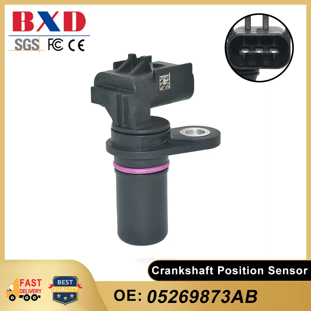 1/2/4PCS Crankshaft Position Sensor  05269873AB For Chrysler PT Cruiser Sebring Voyager Crossfire