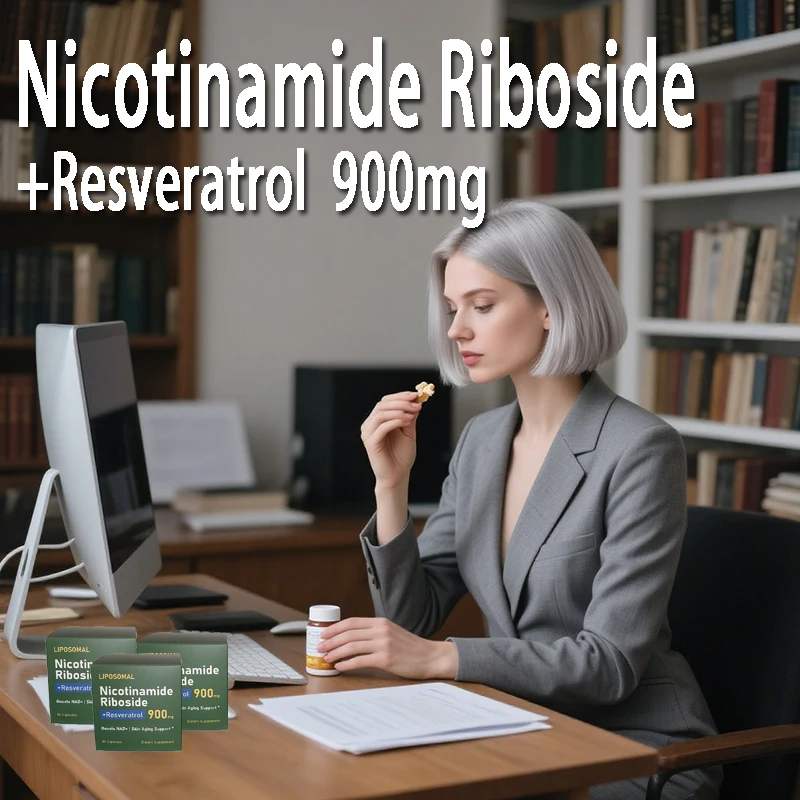 

3 bottles NAD+supplement nicotinamide nucleoside resveratrol capsules 900mg improve sleep quality maintain cardiovascular health