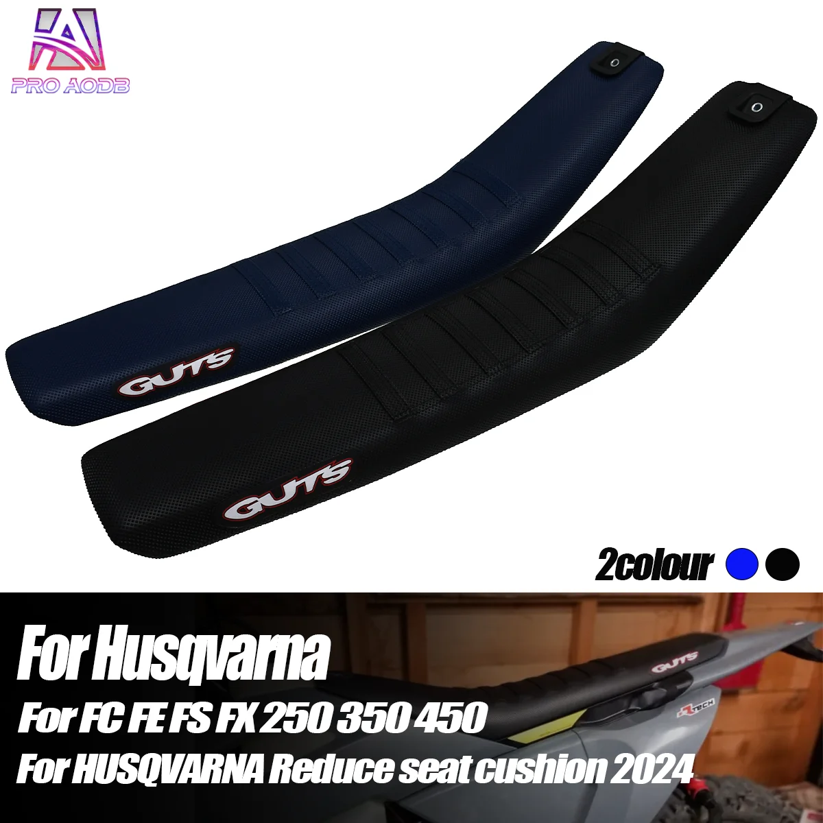 Motorcycle Lower Seat Saddle Cushion 25mm Lower Than Original For Husqvarna FC FE FS FX250 350 450 2023-2025 Dirt Bike Parts