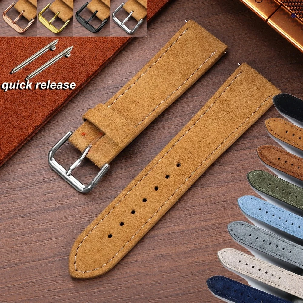 Vintage Suede Watch… - image