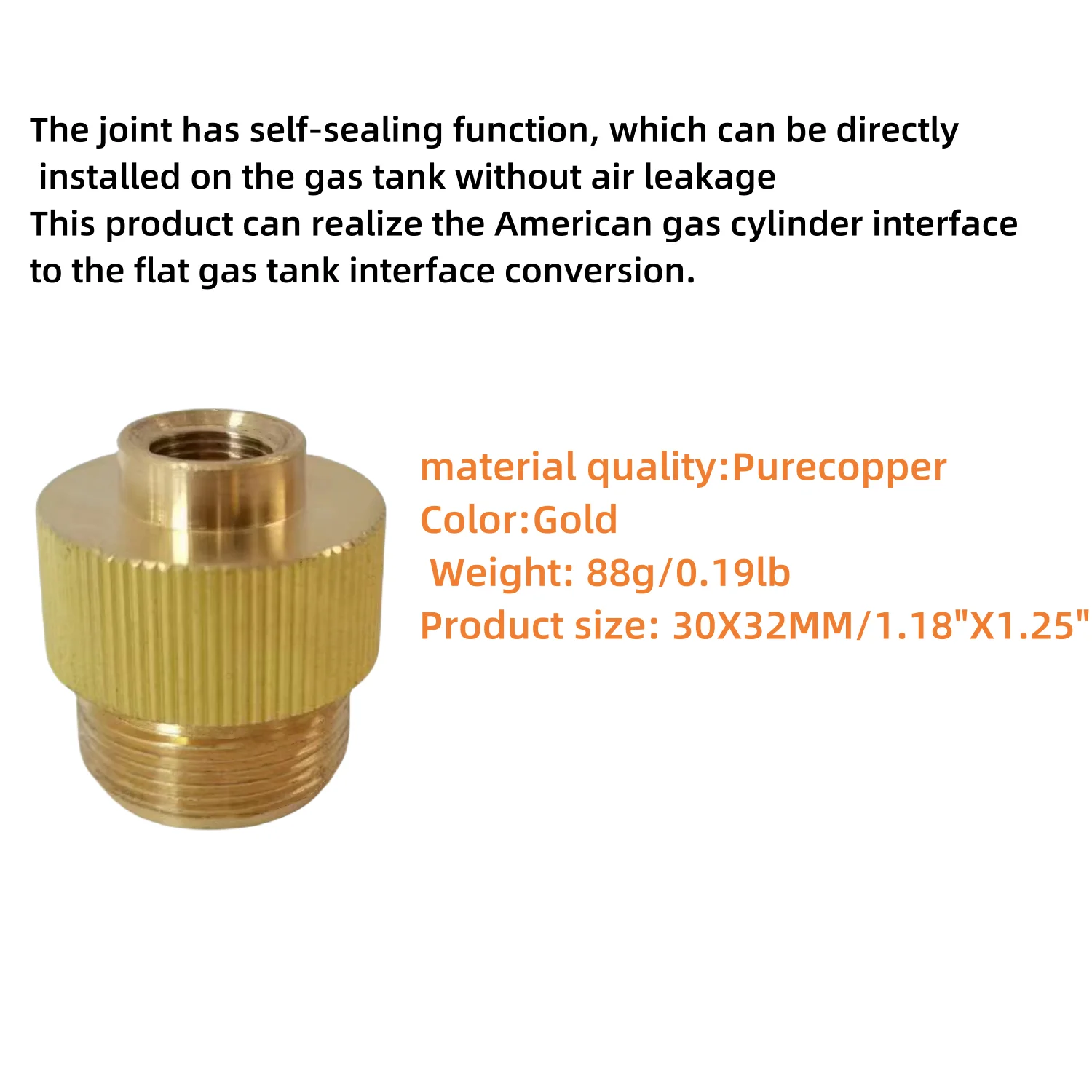 Adaptor Canister Gas Convertor 1\