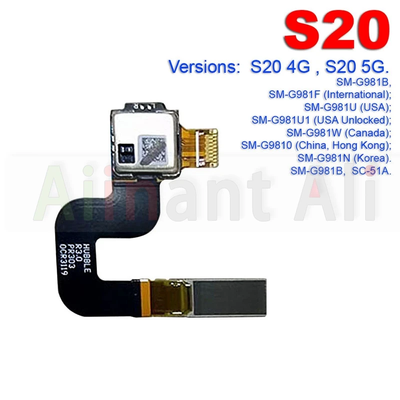 AiinAnt Back Home Button ID Key Fingerprint Sensor Flex Cable For Samsung Galaxy S10 S20 Plus + Ultra S10E FE G973F G970F G975F