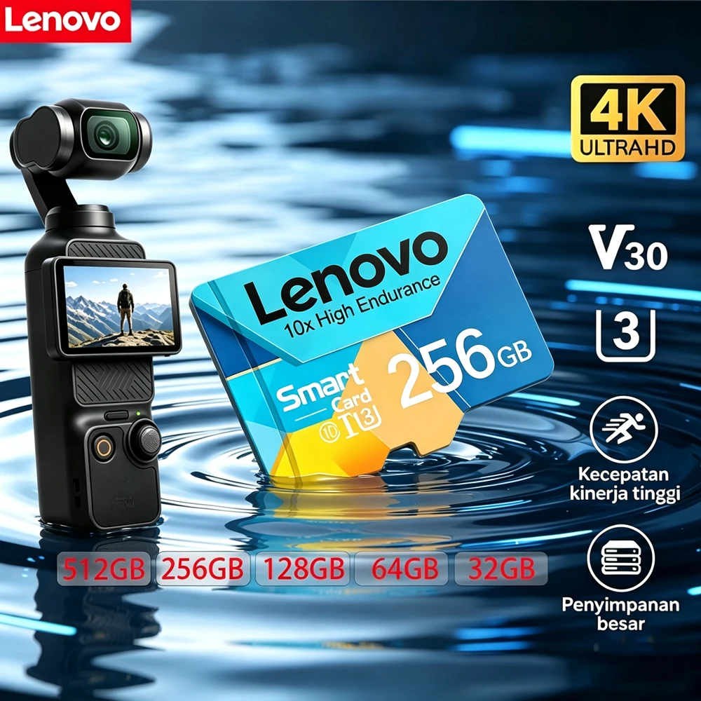 Gaming Console Mario - Lenovo 256GB Micro SD Card TF