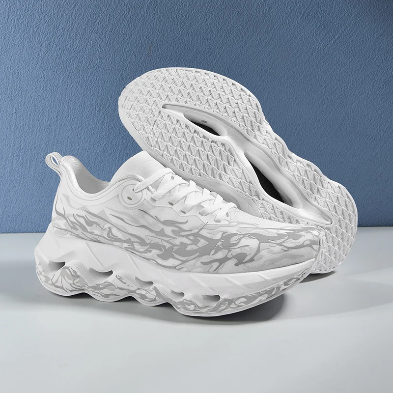 

Couple Running Shoes 2025 New Shock-absorbing Lightweight Breathe Mesh Marathon Professional Sports Shoes for Men Women