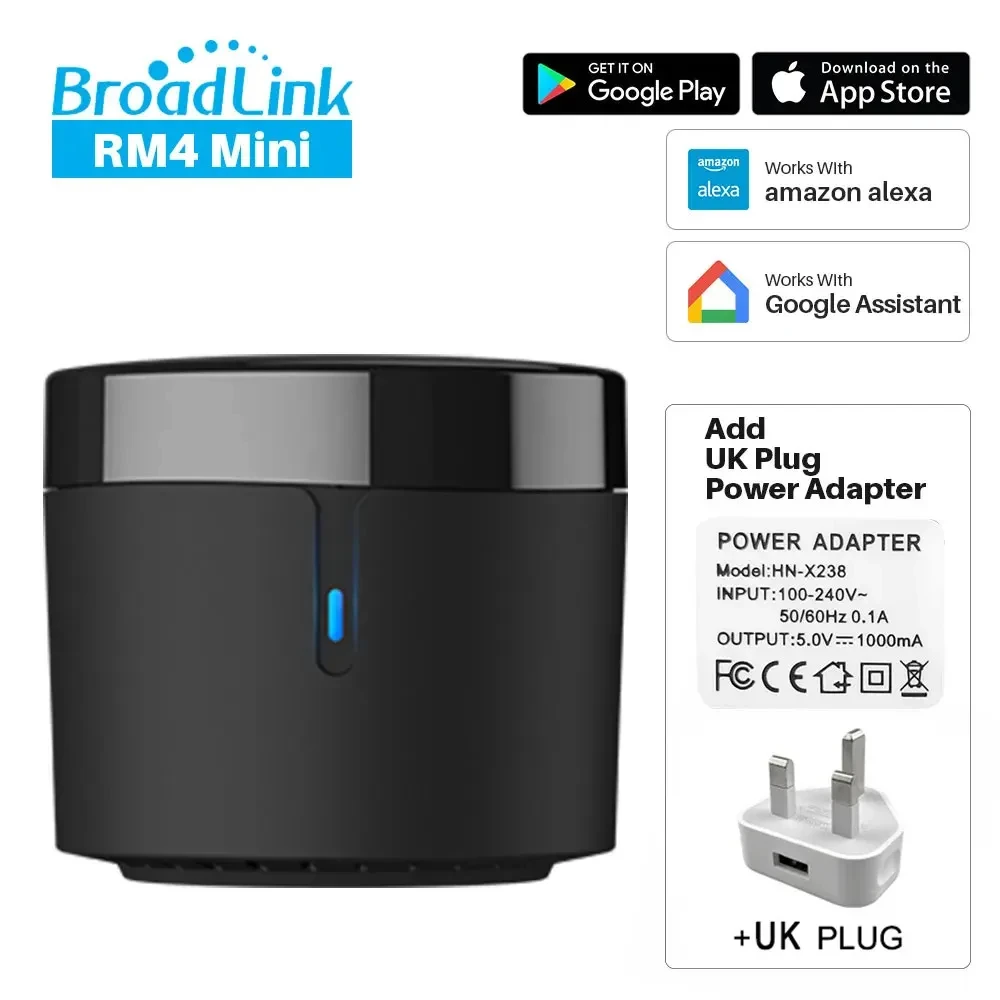 BroadLink RM4 mini Smart infrarossi telecomando a infrarossi aria condizionata telecomando vocale smart home