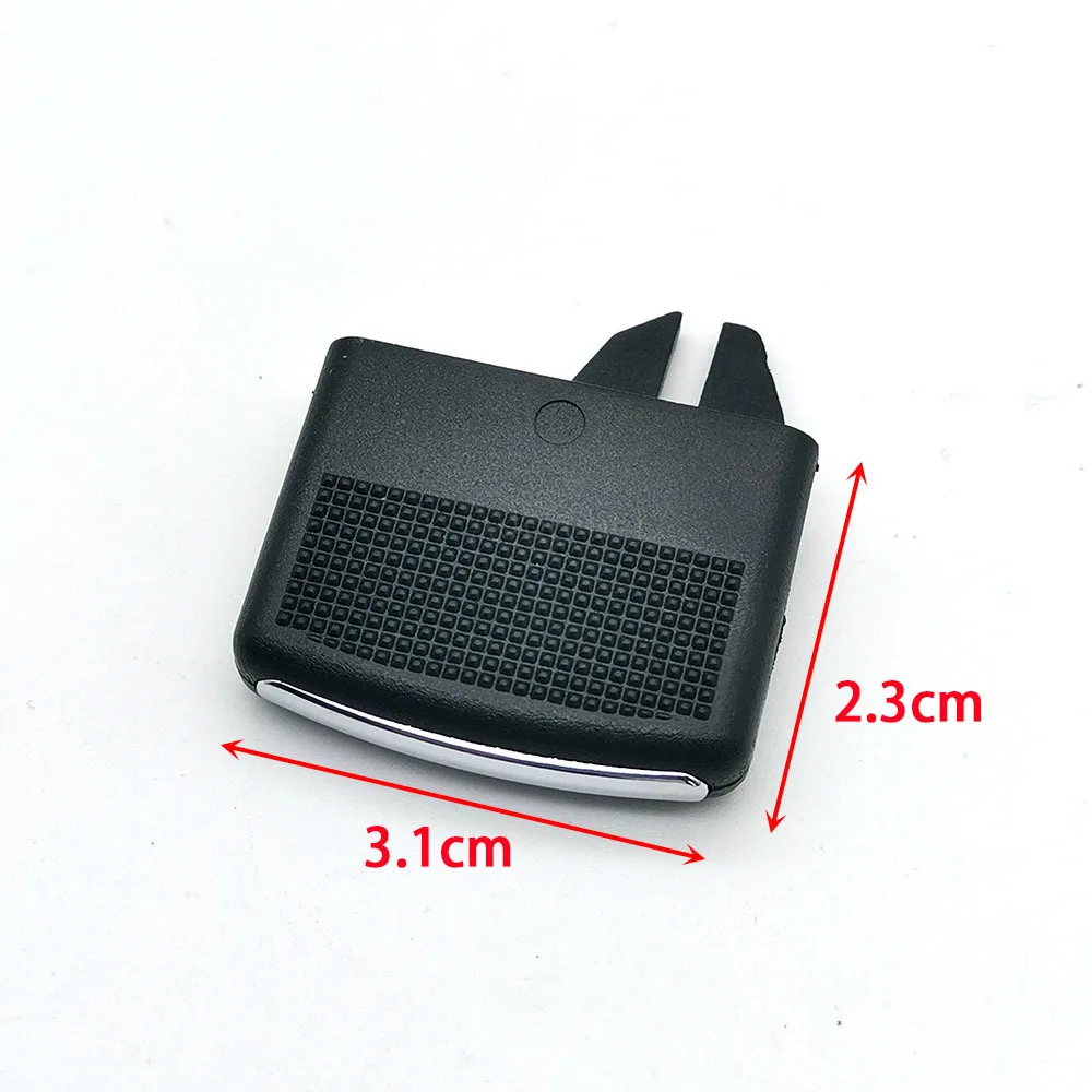 1 PC Middle Left Side Fit For Audi A4 B6 B7 2002-2008 Car Dashboard AC Air Vent Grill Pick Clip Trim Control Clip Assembly view 2
