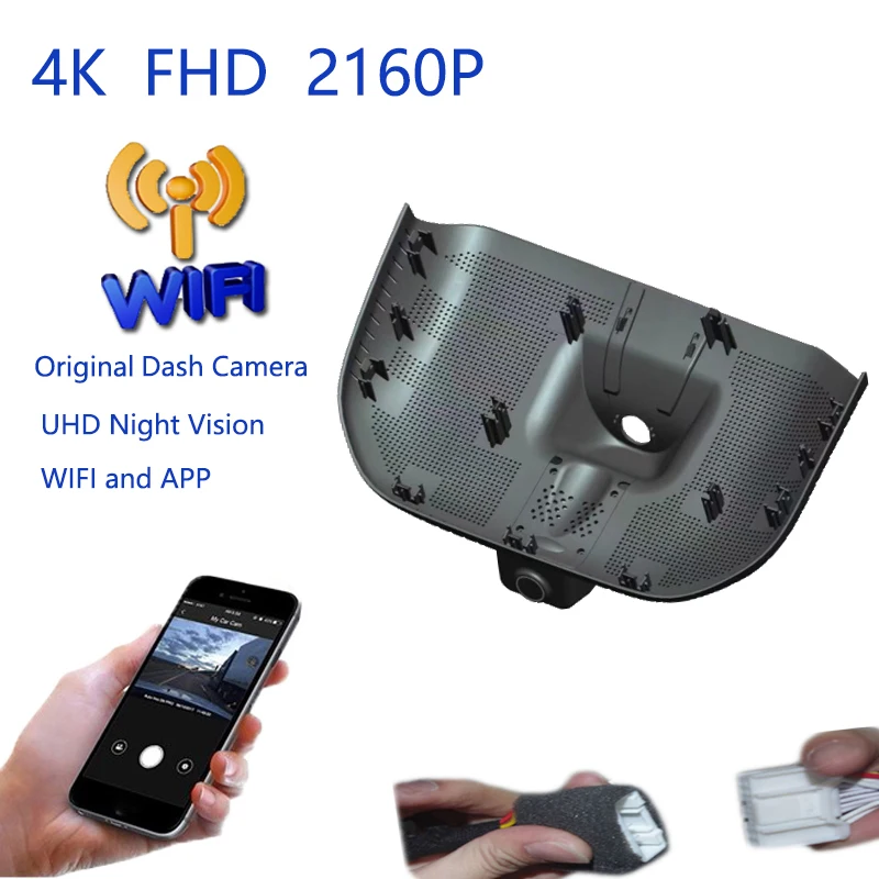 4K التوصيل والتشغيل مسجل فيديو السيارة واي فاي DVR داش كاميرا ل Aion V / V Plus 2024 2025 Dashcam زاوية واسعة #3