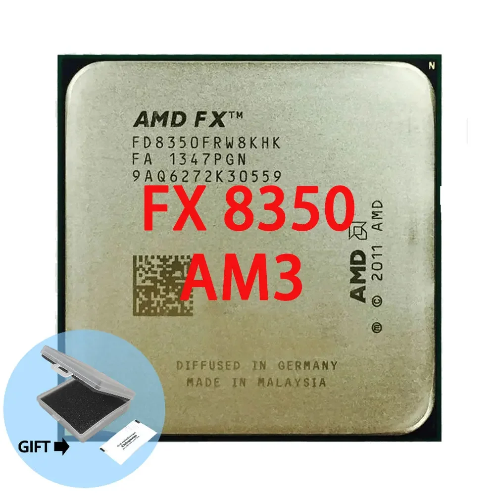 Original AMD FX-Series FX-8350 FX 8350 FX8350 4.0G 125W FD8350FRW8KHK Socket AM3+ Free Shipping