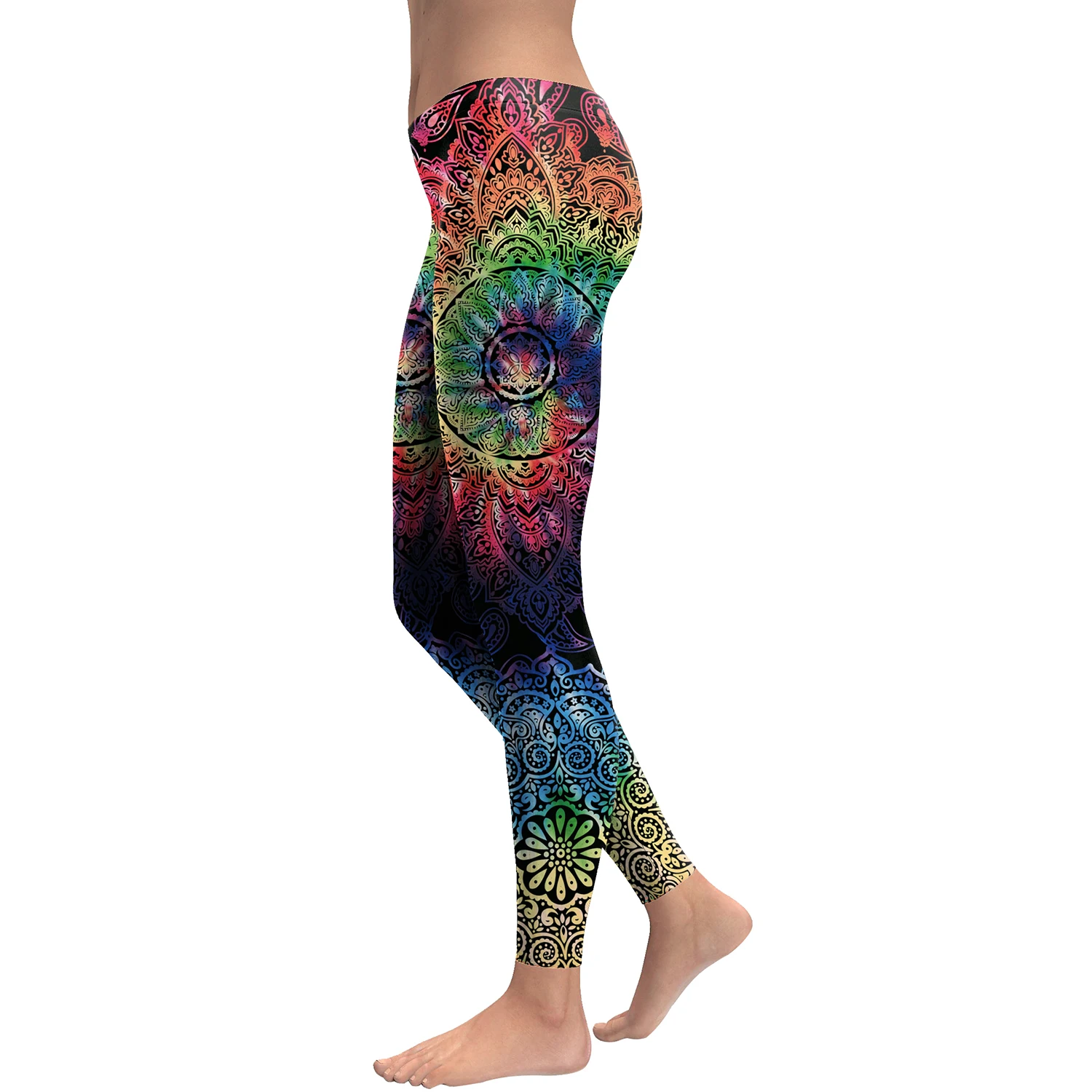 Fitness Legging Stretchy Trousers Printing Pants Women Clothing Ladies Skinny Leggins 2025 New Autumn