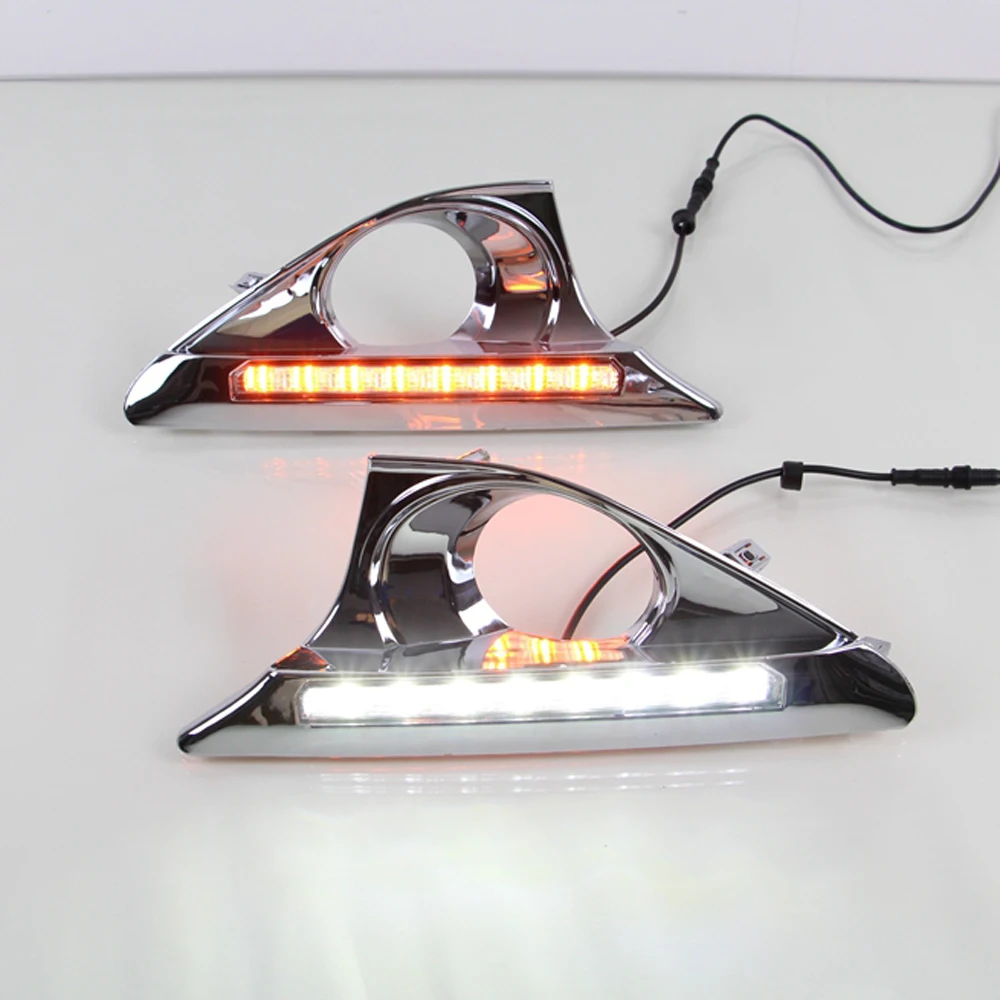 LED DRL Fog Lamp for Toyota Camry 2012-2014 / Aurion 2012 2013 2014 2015 2016 2017 2018 19 Daytime Running Light W/ Turn Signal view 6