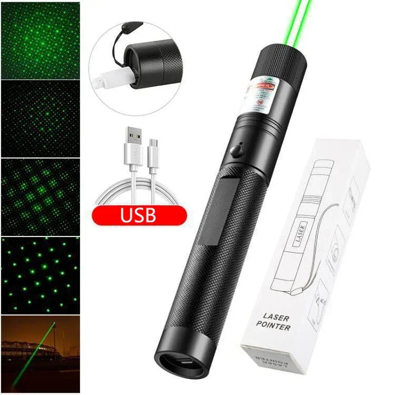 USB charging laser flashlight outdoor long-range laser flashlight