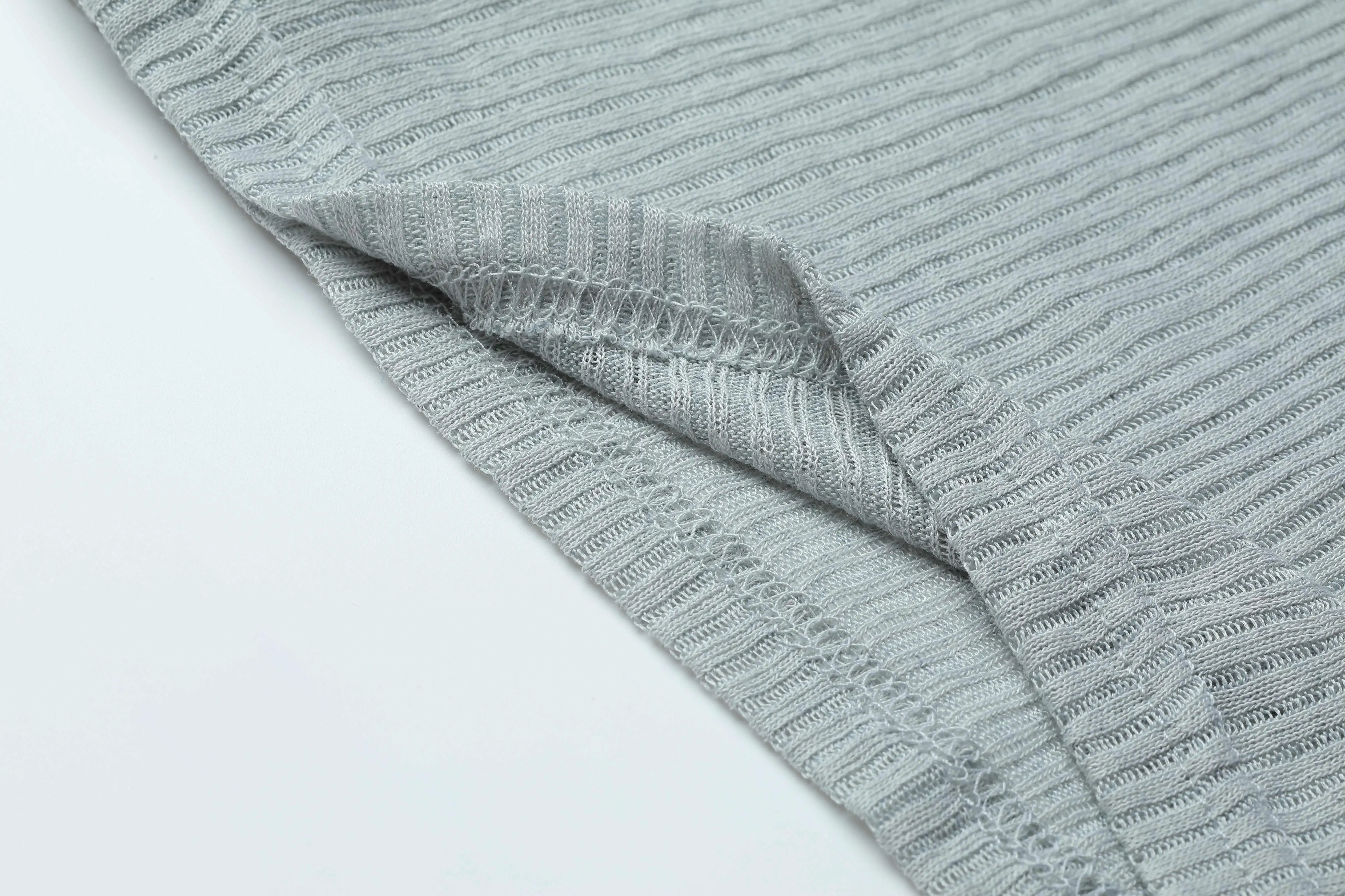 Dünnes Sonnenschutz-Langarmshirt 2026 Sommer Neu V-Ausschnitt Damen T-Shirt Lässiger Stil Durchsichtig Einfarbiges Überzug-Top – Detail 9