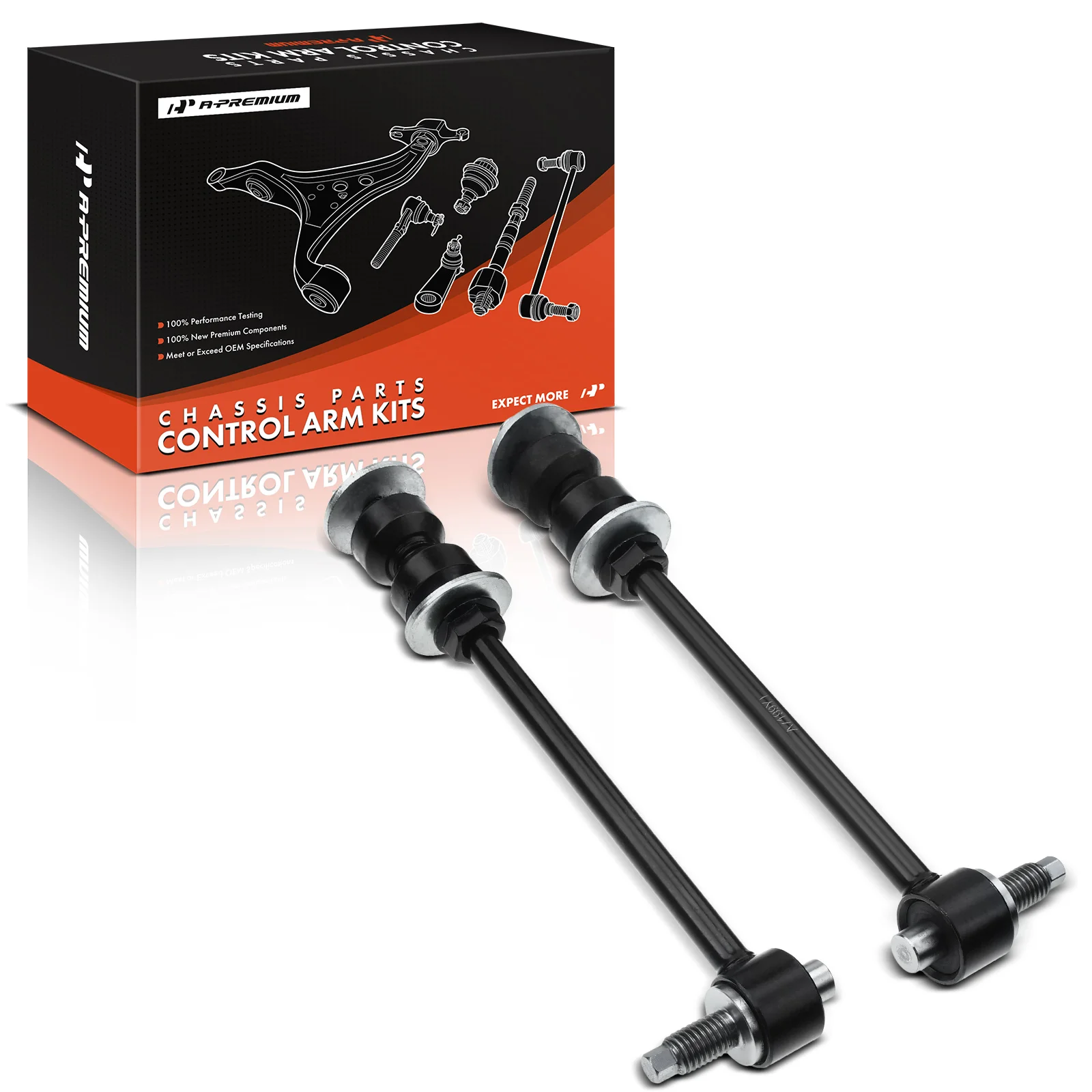 A-Premium 2x Rear Stabilizer Bar Link for Chrysler LHS 1994-1997 Concorde Eagle Vision 1993-1997 Dodge Intrepid 1993-1997