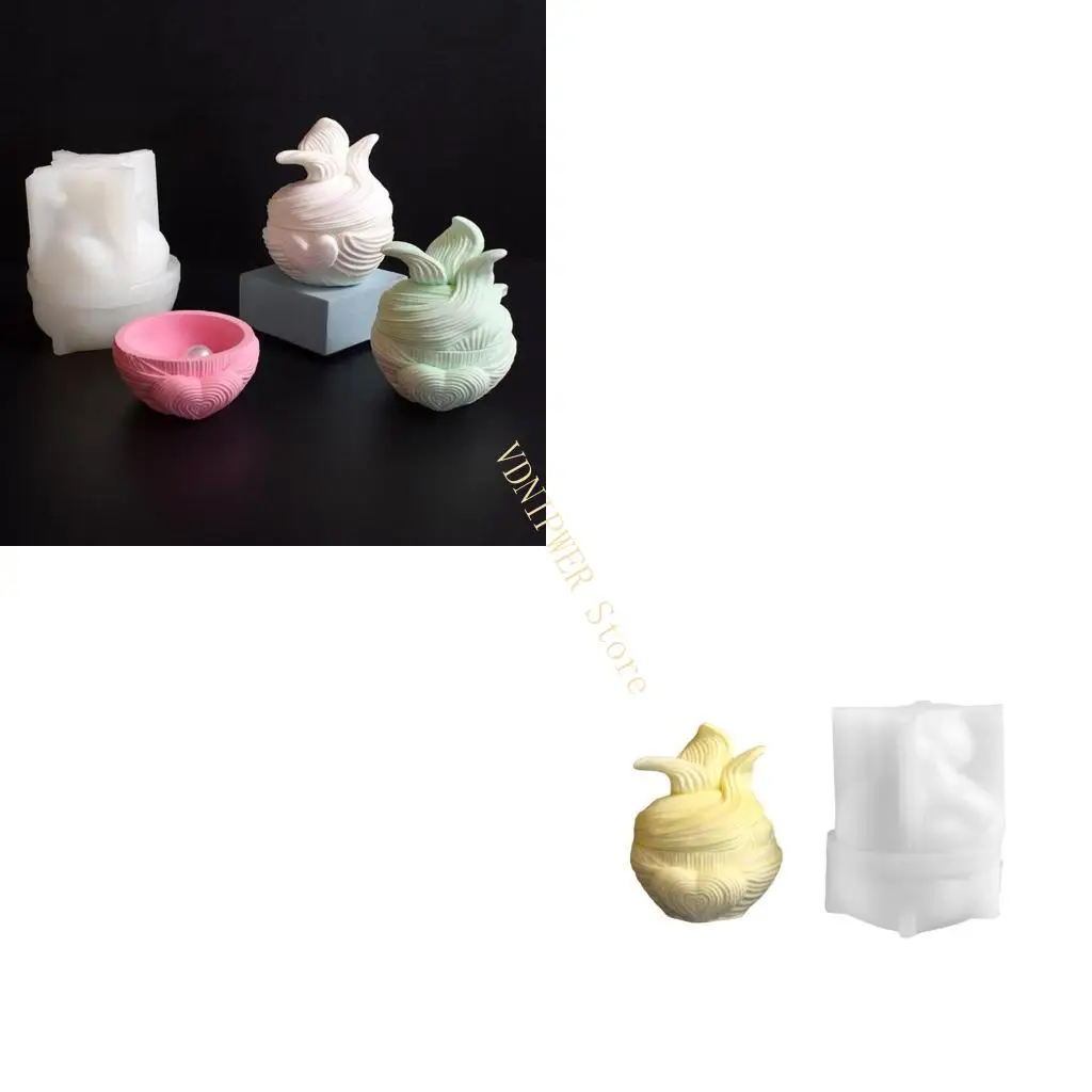 

Silicone Holder Mold Set for DIY Crafts and Home Decors Perfect for Creating Distinctive and Decorations D08E