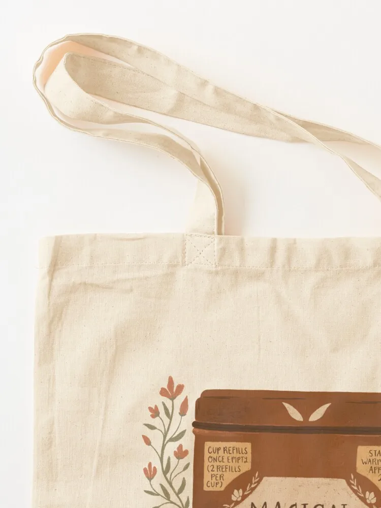 Magical Reading Tea Tote Bag Handbags shopper bags for women Big bag Woman shopper bag