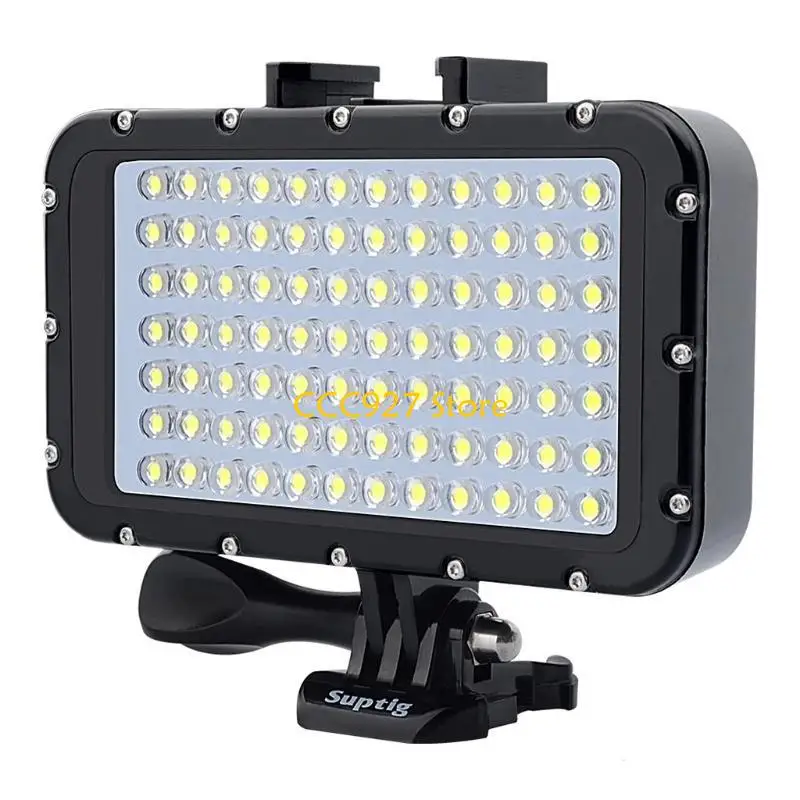 Lampe de plongée étanche 50M/164 pieds, lampe de remplissage LED sous-marine avec 4 Modes d'éclairage