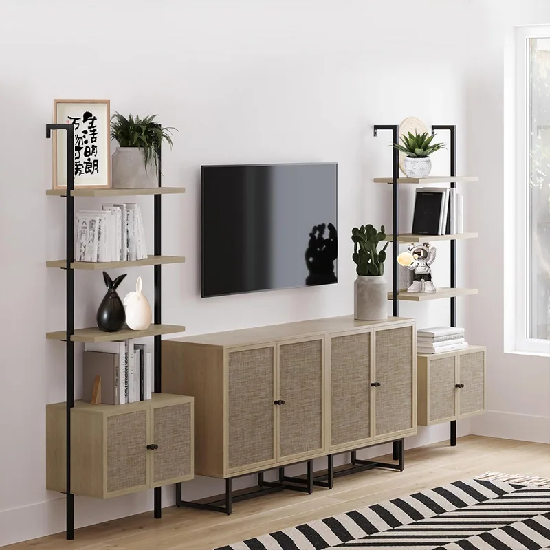 

Cross-border foreign trade shelves Home door storage Living room furniture storage cabinet Balcony flower stand Decoration stora