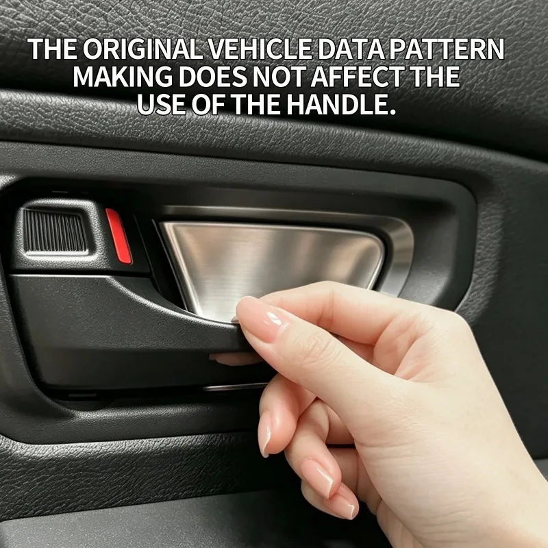 Car Stainless Steel Inner Door Bowl Sequins For Toyota Land Cruiser FJ 2026 Door Handle Trim Sticker Car Interior Accessories detail image 3