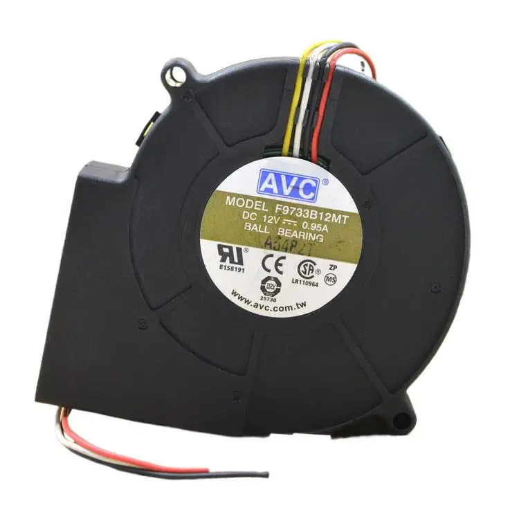 

AVC 9733 9cm Blower Turbine Fan 12V 0.95a Pair Hole 100MM F9733b12mt