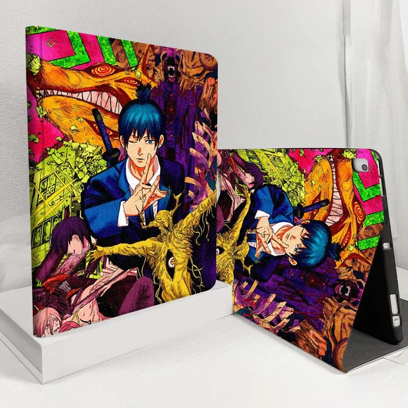 

Comics Chainsaw Man Art For iPad Pro Air Mini 1 2 3 4 5 6 7 7th 8th 9th 10th 11th 10.2 9.7 10.5 10.9 11 12.9 13 Inch Tablet Case