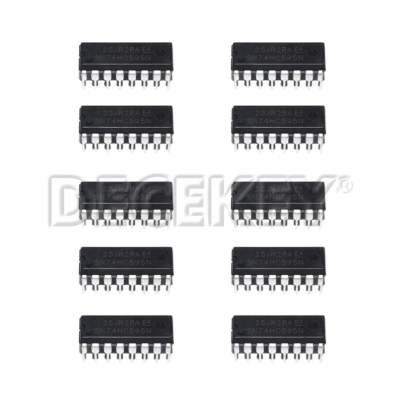 10PCS SN74HC595N DIP16 DIP 74HC595N 74HC595 DIP-16 SN74HC393N 74HC393 SN74HC86AN 74HC138N SN74HC02N 74HC14N