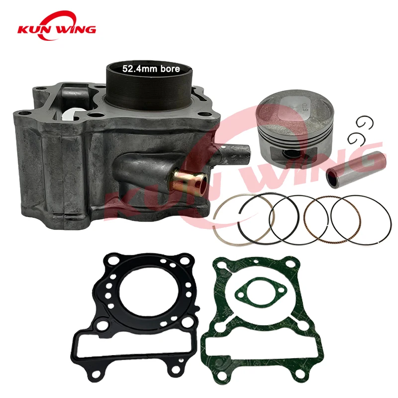 

52.4mm Cylinder Piston Gasket Kit for Honda Sh125 SES125 Dylan PS125 NES PES 125cc 12100-KGF-910 100080450