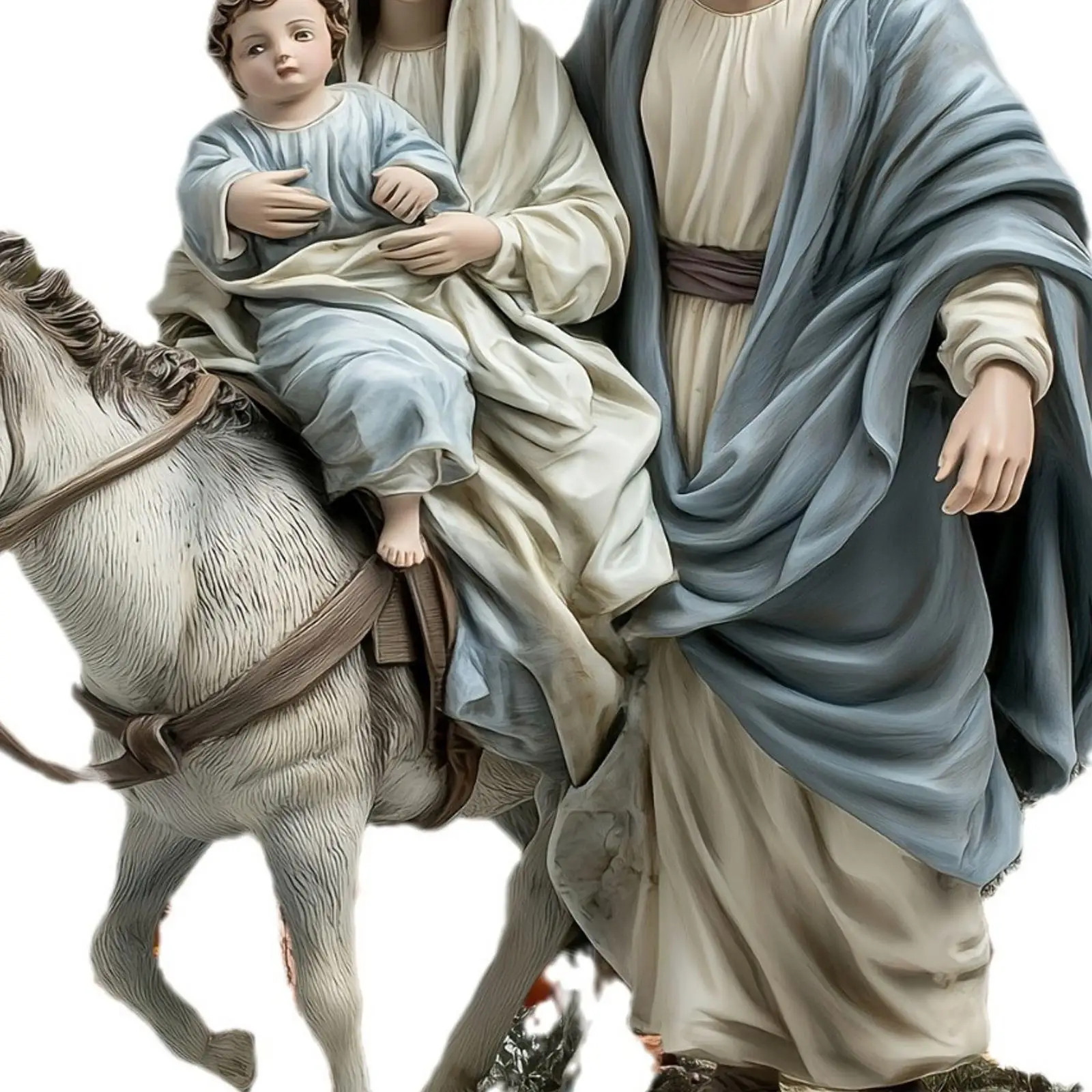 Holy Family Figures Pattern Signdecoration Stakes Landscape Acrylic Lawn Party Favor Yard Festival Supplies Flower Pot Yard Sign