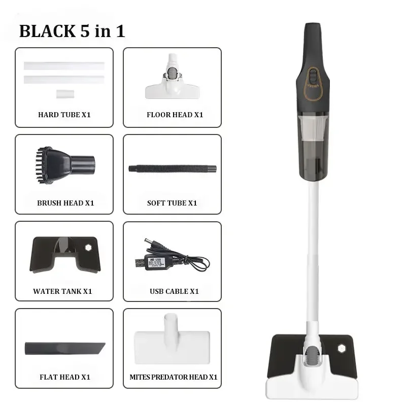 Car Vacuum Cleaner Handheld Wet Dry Cordless Vacuum Cleaner 12000Pa Multi-functional Powerful Vacuum Cleaner