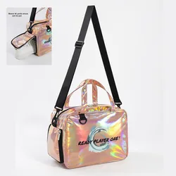 Bolsa de gimnasio impermeable para hombre y mujer, bolso de hombro para playa, accesorios de Fitness grandes, bolsillo para zapatos de natación de fin de semana, deportes