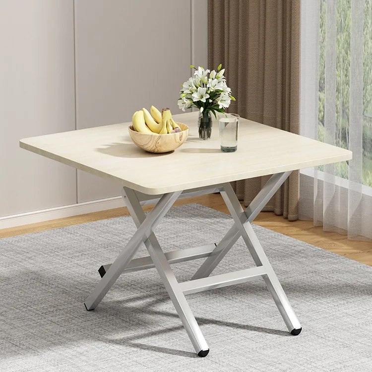 

Folding Dining Table Outdoor Stall Folding Table and Small Apartment Rental Table