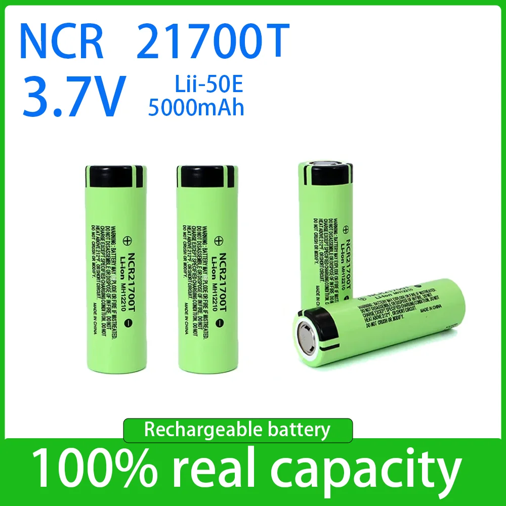 

2-60pcs Lii-50E 21700 5000mah Rechargeable Battery 3.7V 5C discharge High Power batteries For High-power Appliances