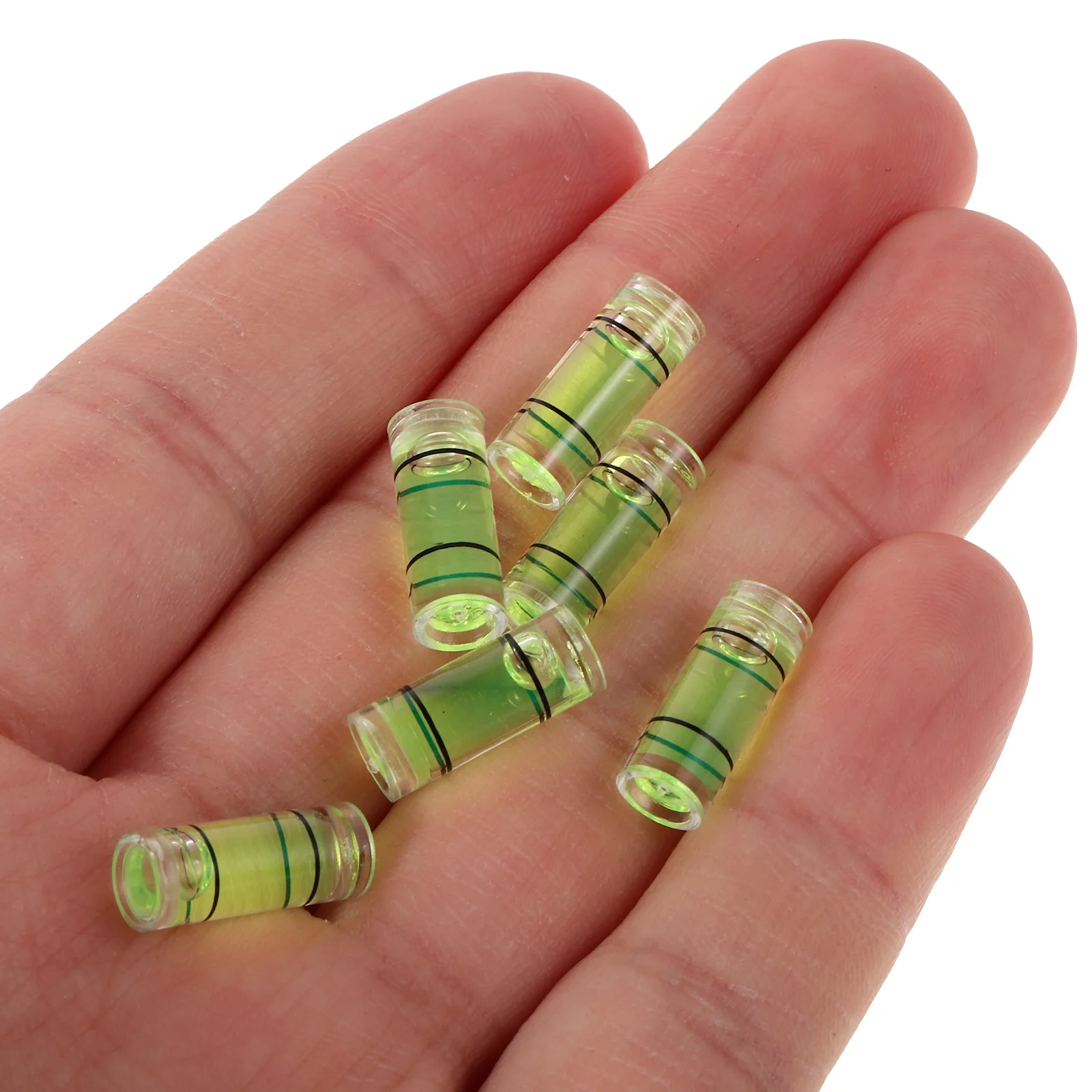 

10pcs Mini Spirit Level Compact High Precision Bubble Tool for Woodworking Hanging Pictures Layout Measuring Handheld Acrylic