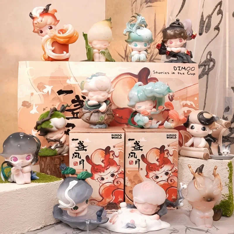 本物のポップマート ディムー ロマンスのひとときシリーズ フィギュア ブラインドボックス おもちゃ かわいい 新年ギフト 装飾 誕生日プレゼント 女の子向け