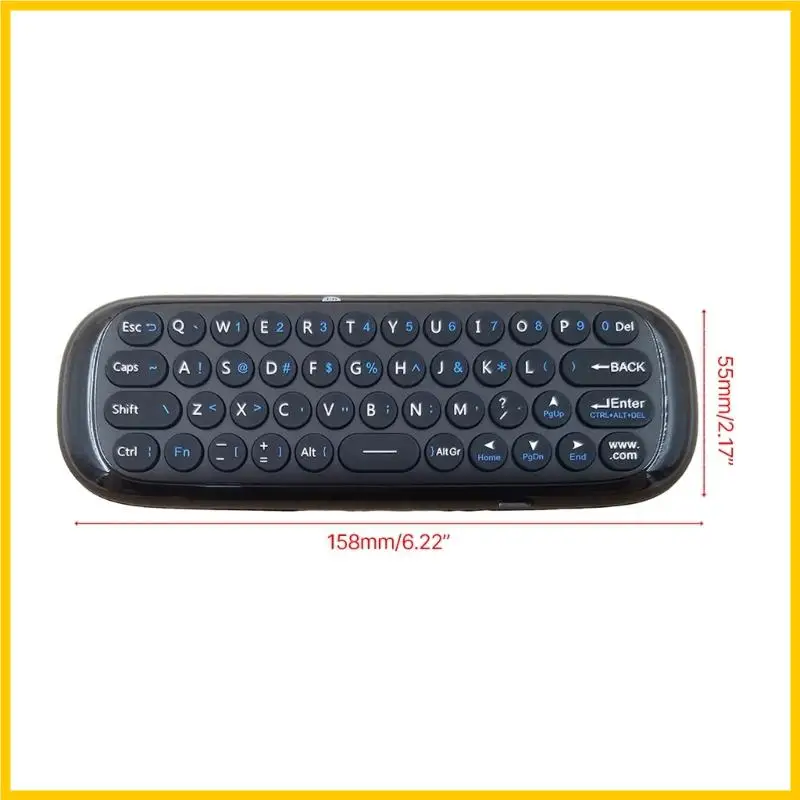 Q1JF 2.4G Wireless Air Mouse Keyboard Remote Contrôle 2 en 1 pour HTPC