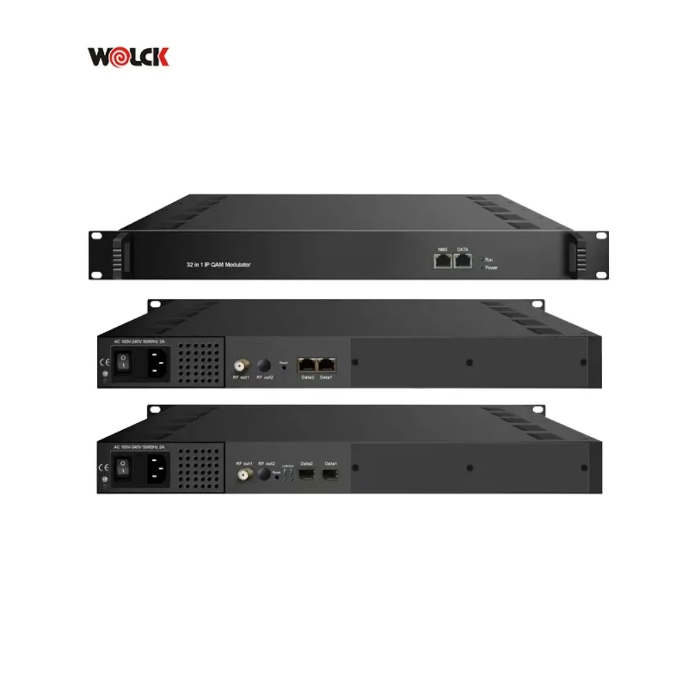 32 64 Multiplexing 1024 IP Input RF Output DVB-C 32/64  in 1 IP QAM Modulator