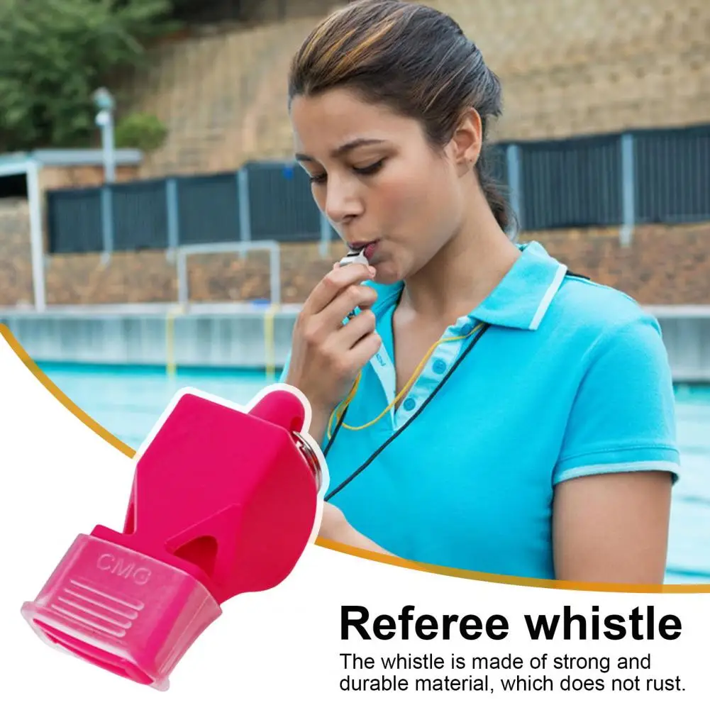 

Referee Whistle Professional Outdoor Training Survival Whistle Set for Soccer Basketball Referees 2 Pack Loud Sound Whistles