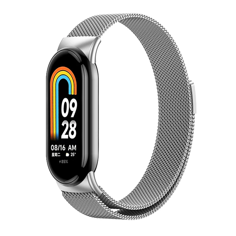 Milanese Bracelet for Xiaomi Mi Band 8 Strap Correa Mi band 6 7 stainless steel metel miband6 band4 for Xiaomi mi band 7 3 5 6 4