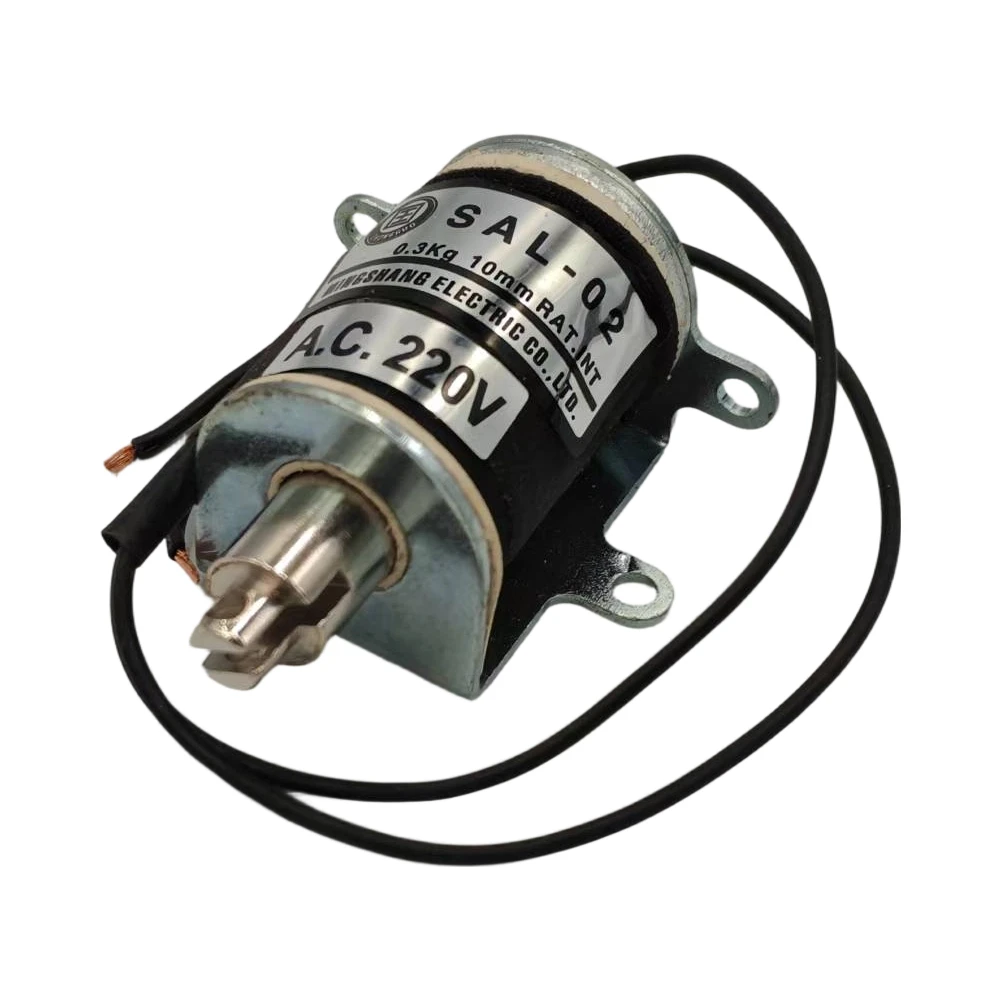 SAL-02 DC12V/DC24V/AC 220V 10mm Stroke 0.3N Force Tubular Electric Solenoid Electromagnet
