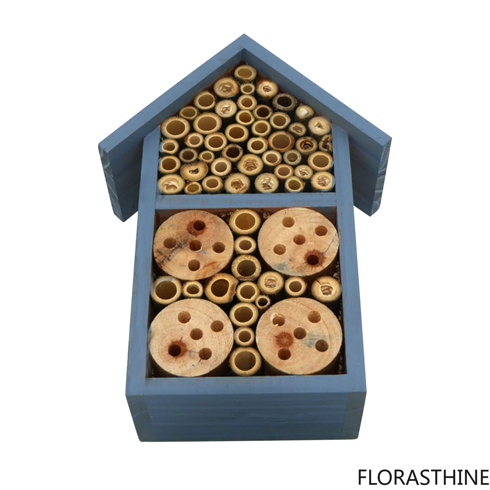 Natural Wooden Insect House Hotel Bee House Hive Habitat for Ladybirds Ladybugs Lacewings Butterfly Mason Dropshipping
