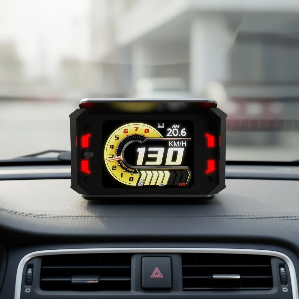 

Новый универсальный мультиметр A402 HUD для тюнинга авто: датчики оборотов, уровня топлива, температуры воды и масла, давления топлива, турбонаддува