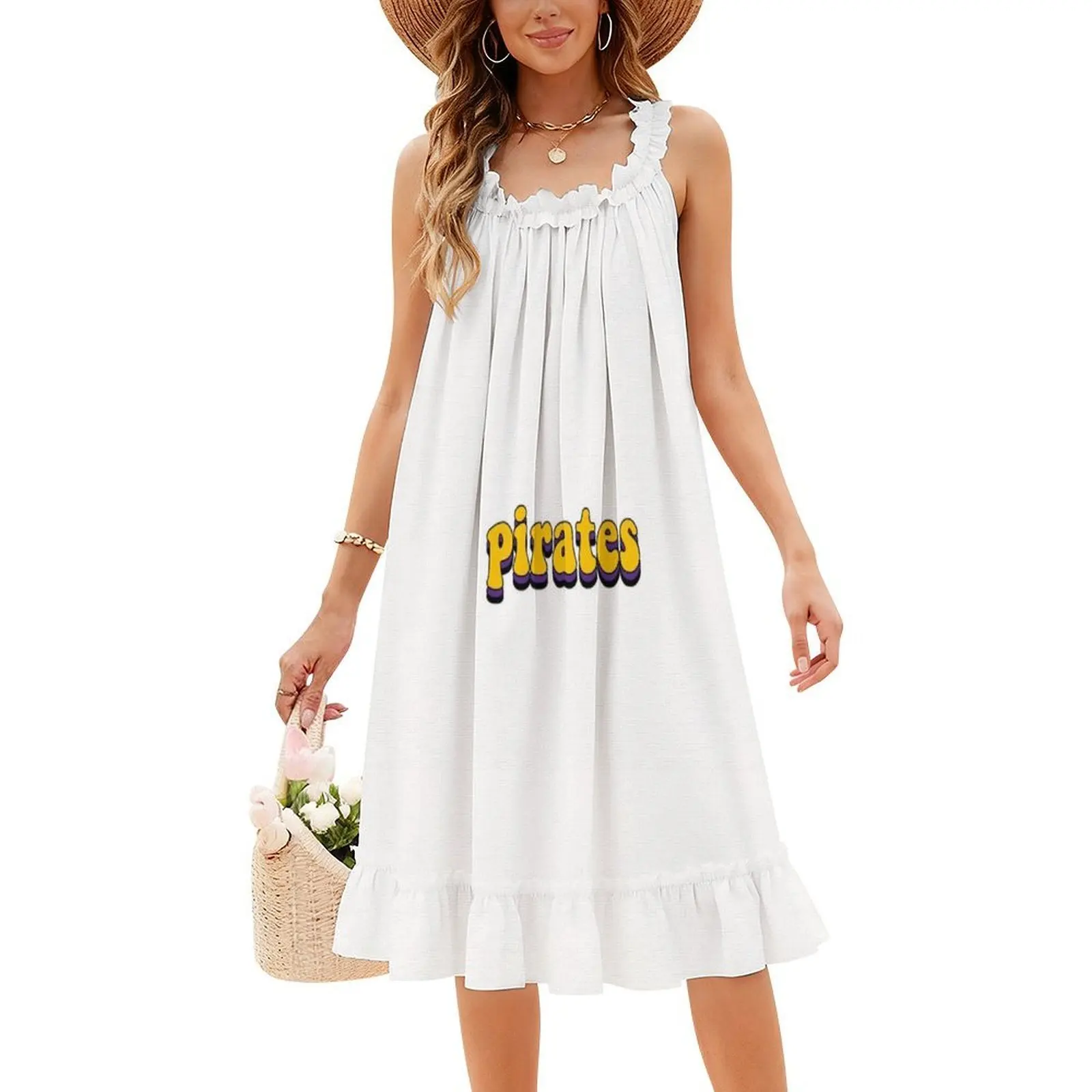 فستان كاجوال على الطراز الكوري لقراصنة Ecu غير تقليدي للنساء فساتين بسيطة يومية للمكتب للسيدات غير تقليدية عتيقة من Ecu East Carolina #4