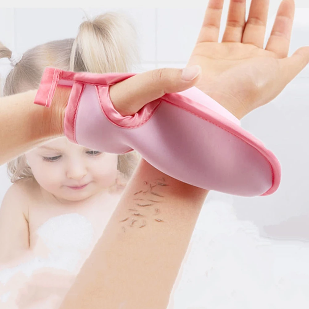 

4pcs Exfoliating Gloves Bathing Mitts Skin Cleaning Scrubbing Mitt Body Exfoliating Tool Reusable Shower Glove Bath Accessories